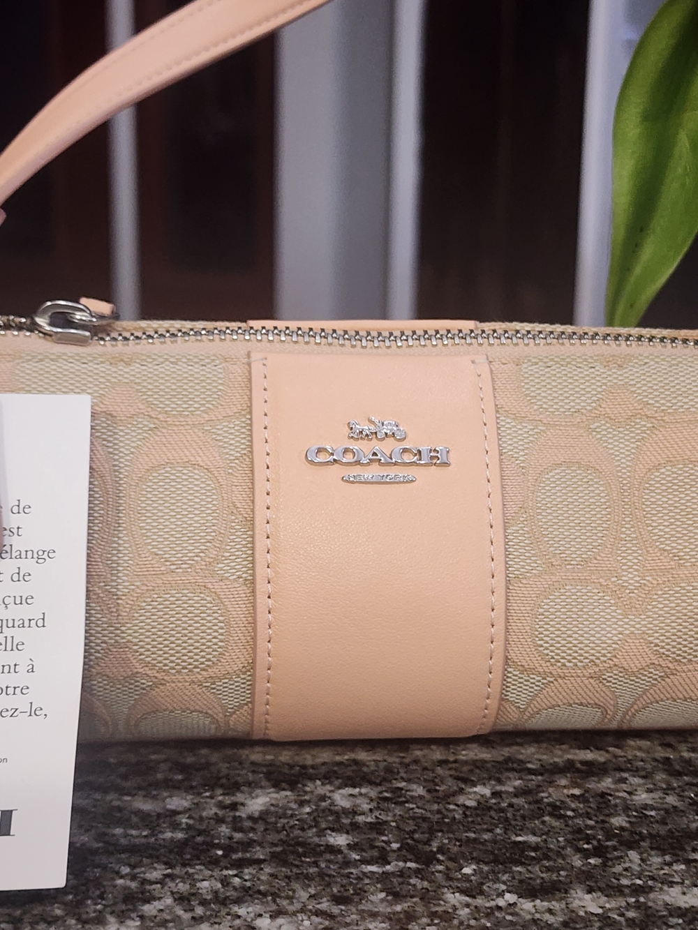 Coach Nolita Barrel Bag Signature Jacquard Faded Blush-NWT - Picture 4 of 7